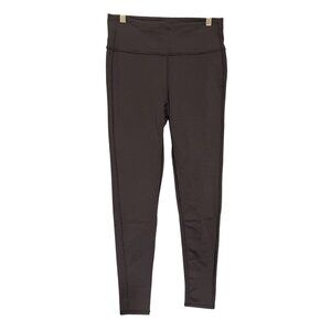 Athleta Womens Navy Blue Leggings Medium 27" Inseam High Rise Full Length
